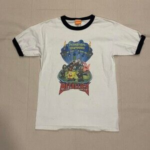 Vintage 2004 Spongebob Metallica Tee A 1 Fc